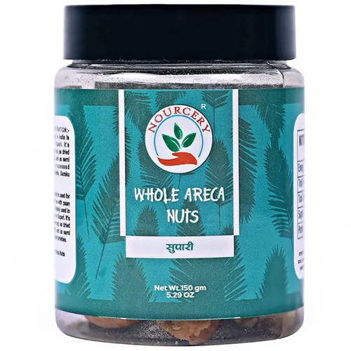 Nourcery Whole Areca Nut, 150g (Supari)