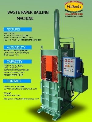 Waste Plastic Bailing Machine - Capacity: 60 Kg