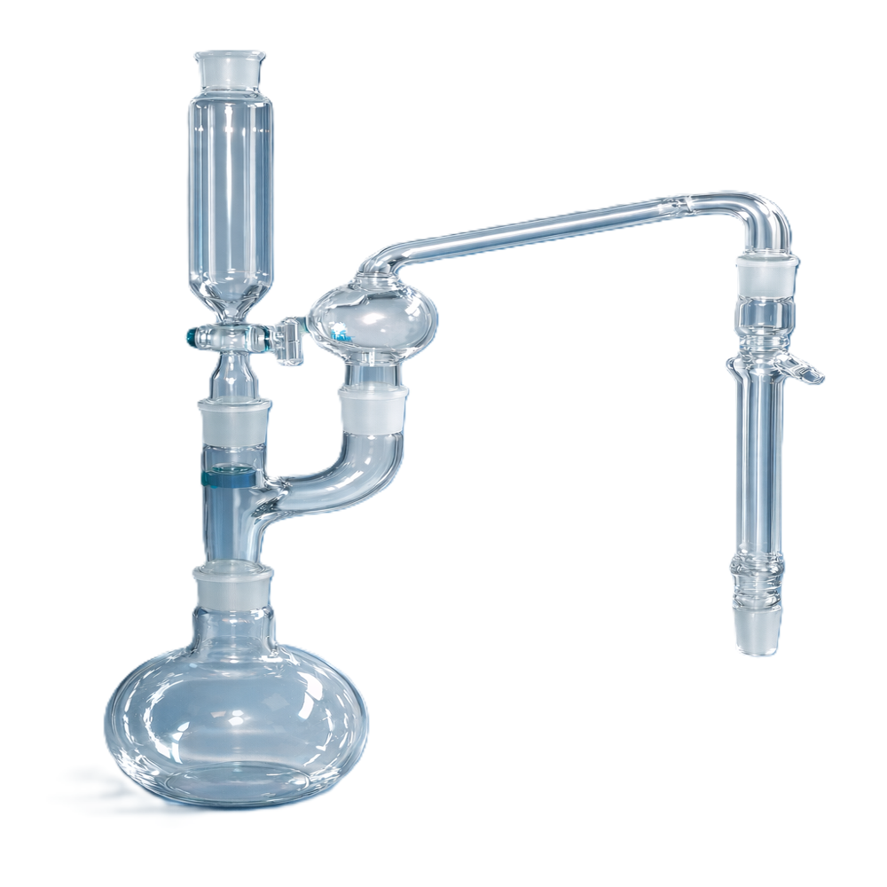 Glass Distillation Apparatus Made of Borosilicate Glass for Laboratory