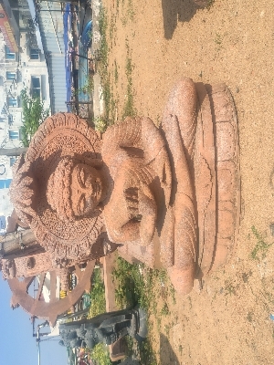 Sand Stone Gautam Budhha - Color: Natural