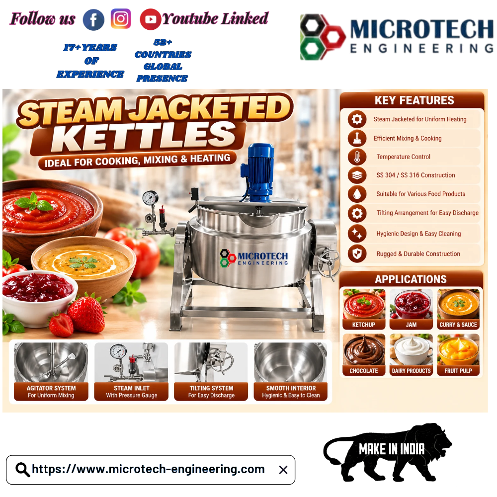 Steam Jacketed Kettles