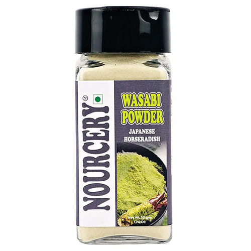 Nourcery Premium Wasabi Powder, 50gm (Japanese Horseradish)