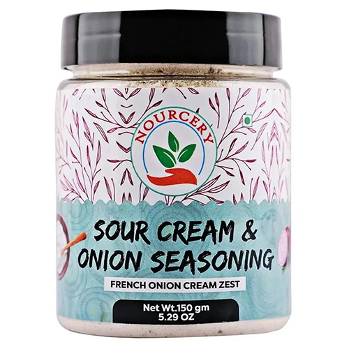 Nourcery Sour Cream & Onion Powder, 150Gm (French Onion Cream Zest)