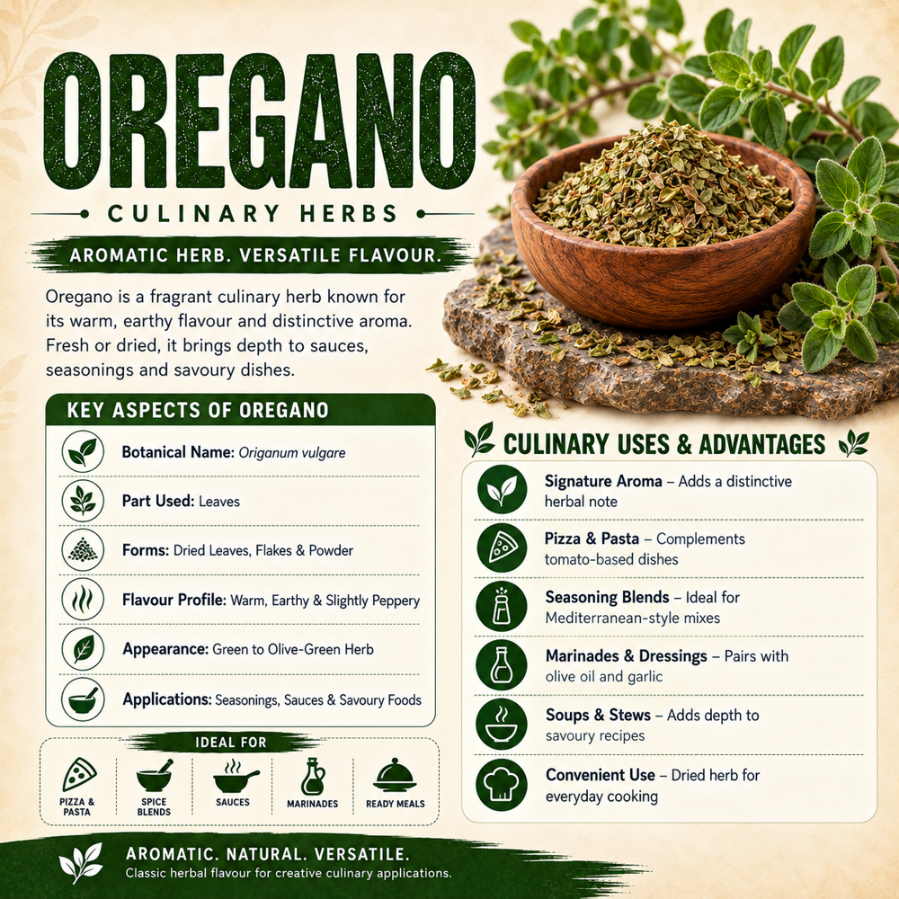 Premium Dried Oregano Leaves (origanum Vulgare) Natural Culinary Herbs & Seasoning Ingredients - Color: Green To Greyish Green