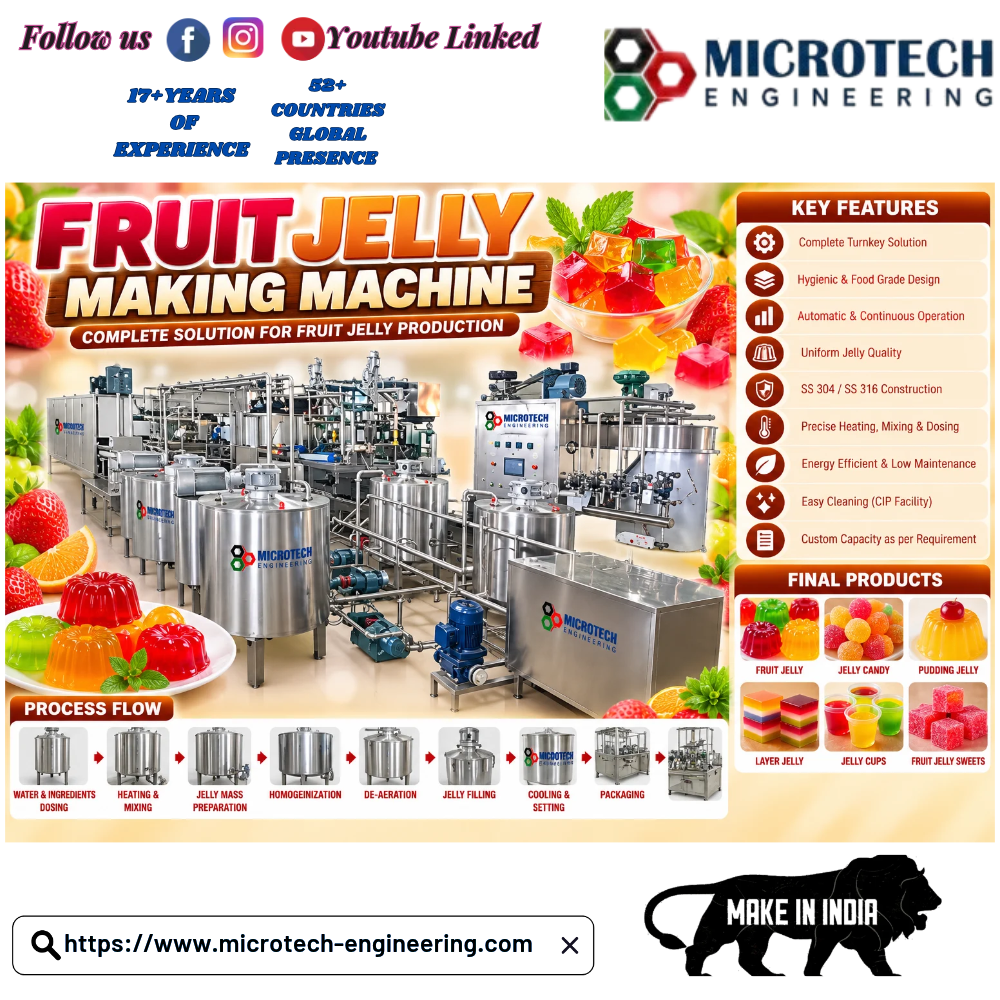  Fruit Jelly Making Machine 