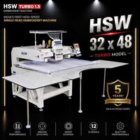 HSW Turbo 32x48 Embroidery Machine