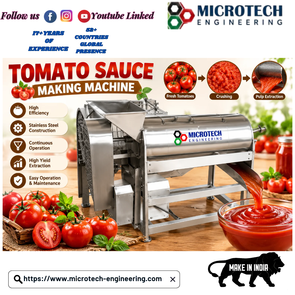 Tomato Sauce Making Machine