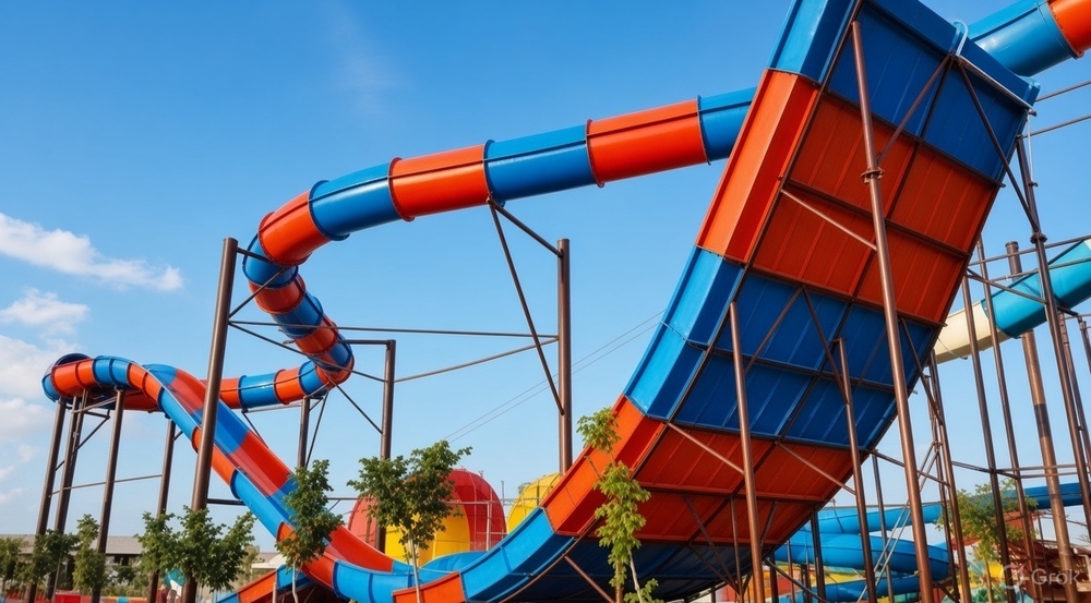 FRP Oscillator Water Slide