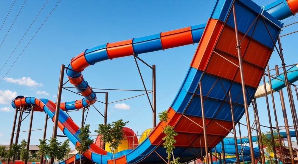 FRP Oscillator Water Slide