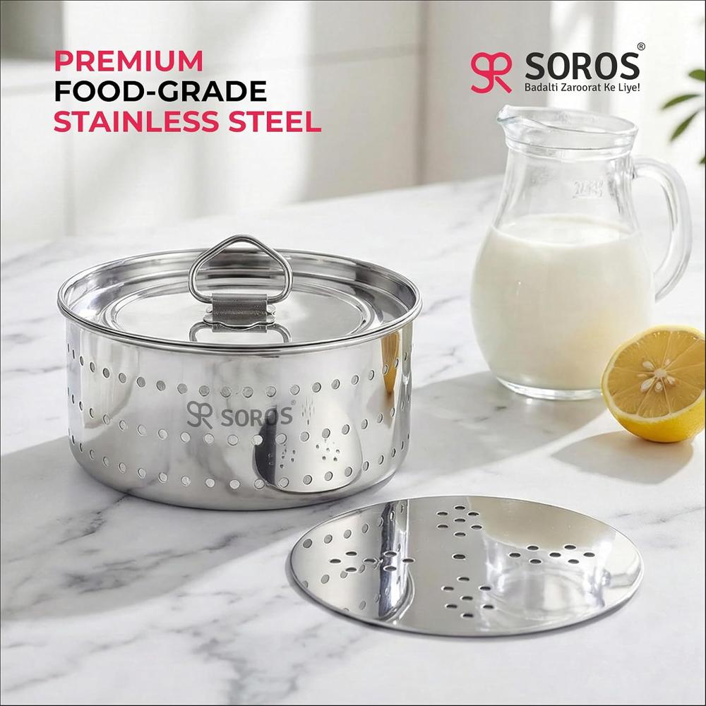 Food Grade Stainless Steel Paneer Maker Round
