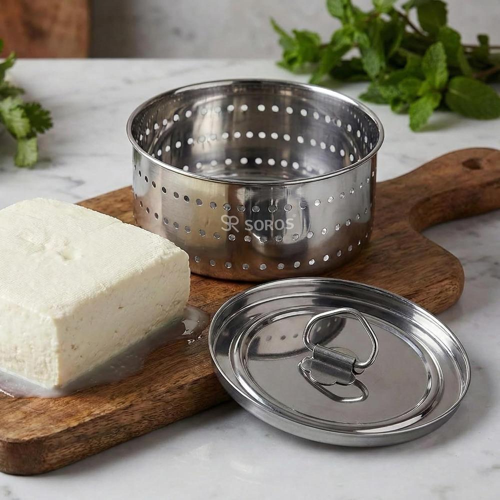 Food Grade Stainless Steel Paneer Maker Round
