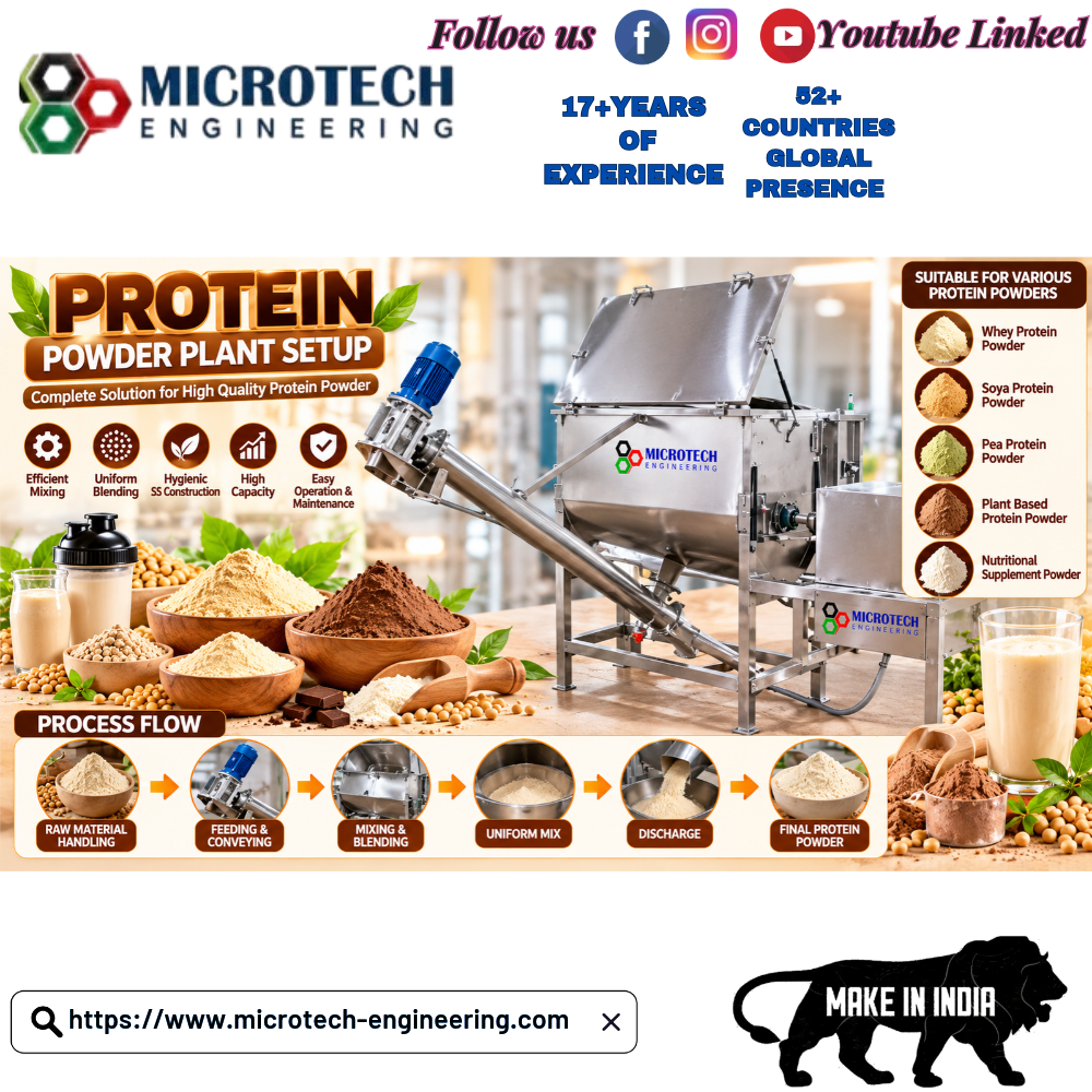 Protein Powder Plant Setup