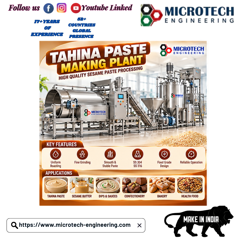 Tahina Paste Making Machines