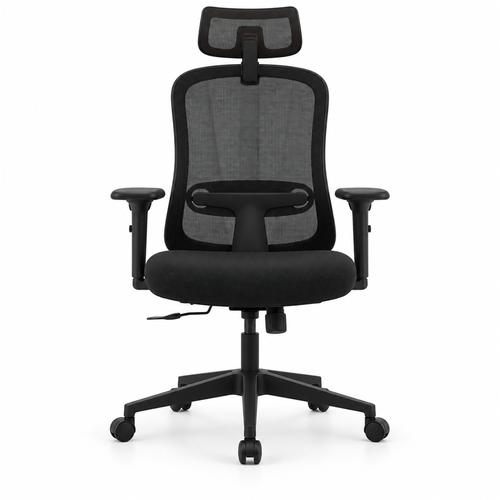 High Back Office Chairs - Color: Black