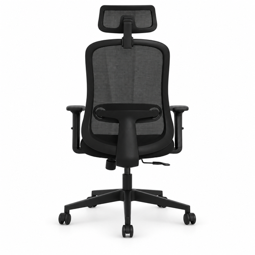 High Back Office Chairs - Color: Black