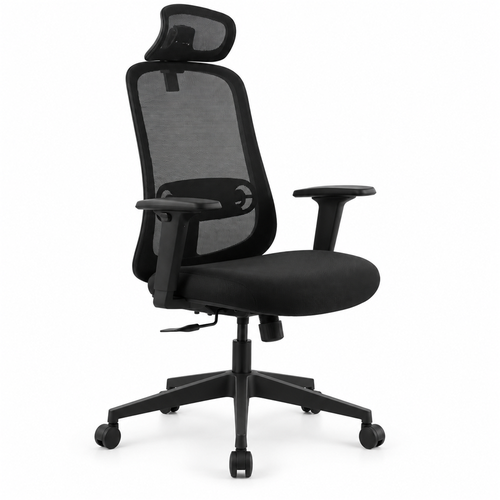 High Back Office Chairs - Color: Black
