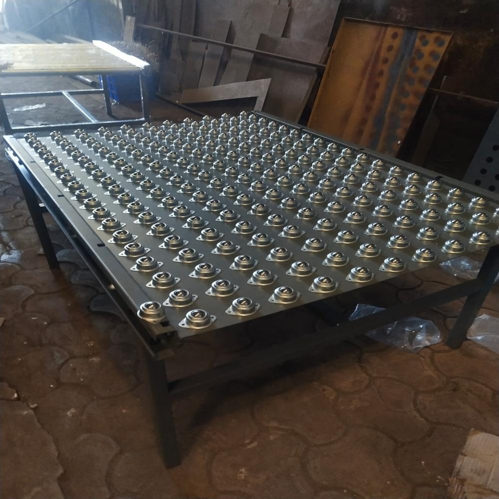Industrial Ball Transfer Table - Handle Type: Optional Push Handle