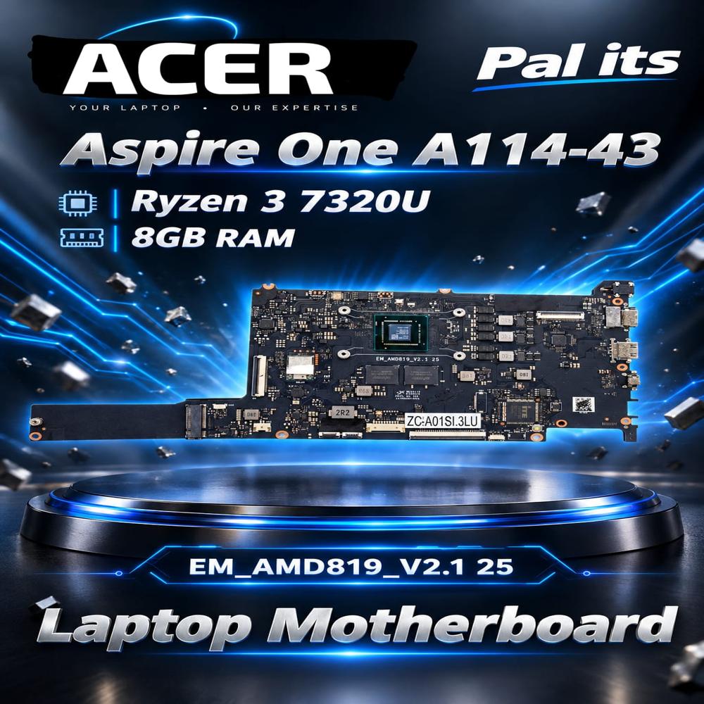 Acer Aspire A114-43 Em_Amd819_V2.1 Ryzen 3 Laptop Motherboars - Application: Na