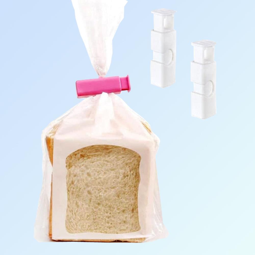 Food Bag Sealing Clip Reusable Airtight Kitchen Storage Clip For Snacks And Food Packaging - Color: Random