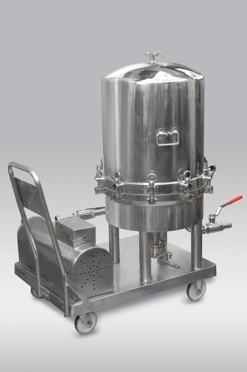 FILTER PRESS - Stainless Steel, 8" Diameter with 6 Plates | 220V, Automatic Control, Filtration Area 0.20M², Cake Holding Cap 4.9Ltr
