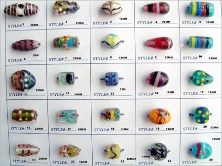 फैंसी लैंपवर्क ग्लास बीड्स