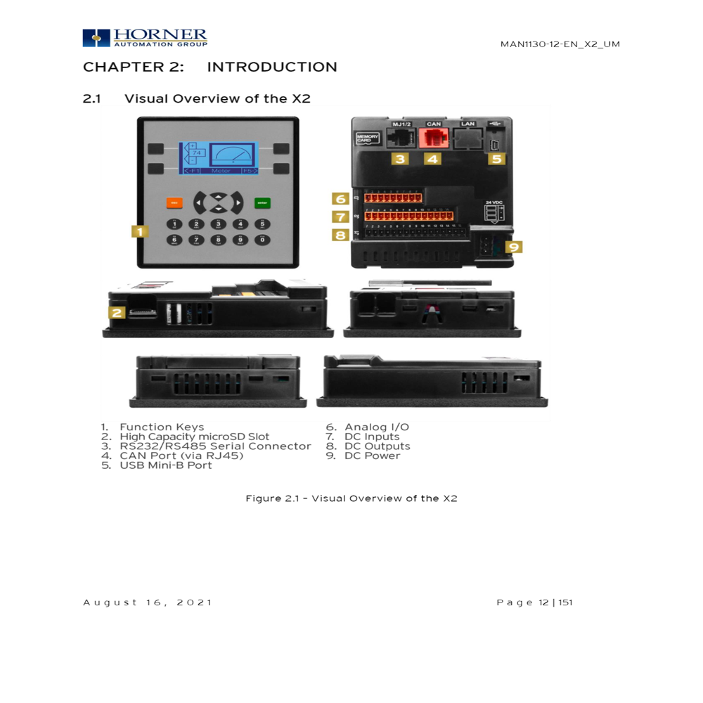 Horner X2 Series Hmi