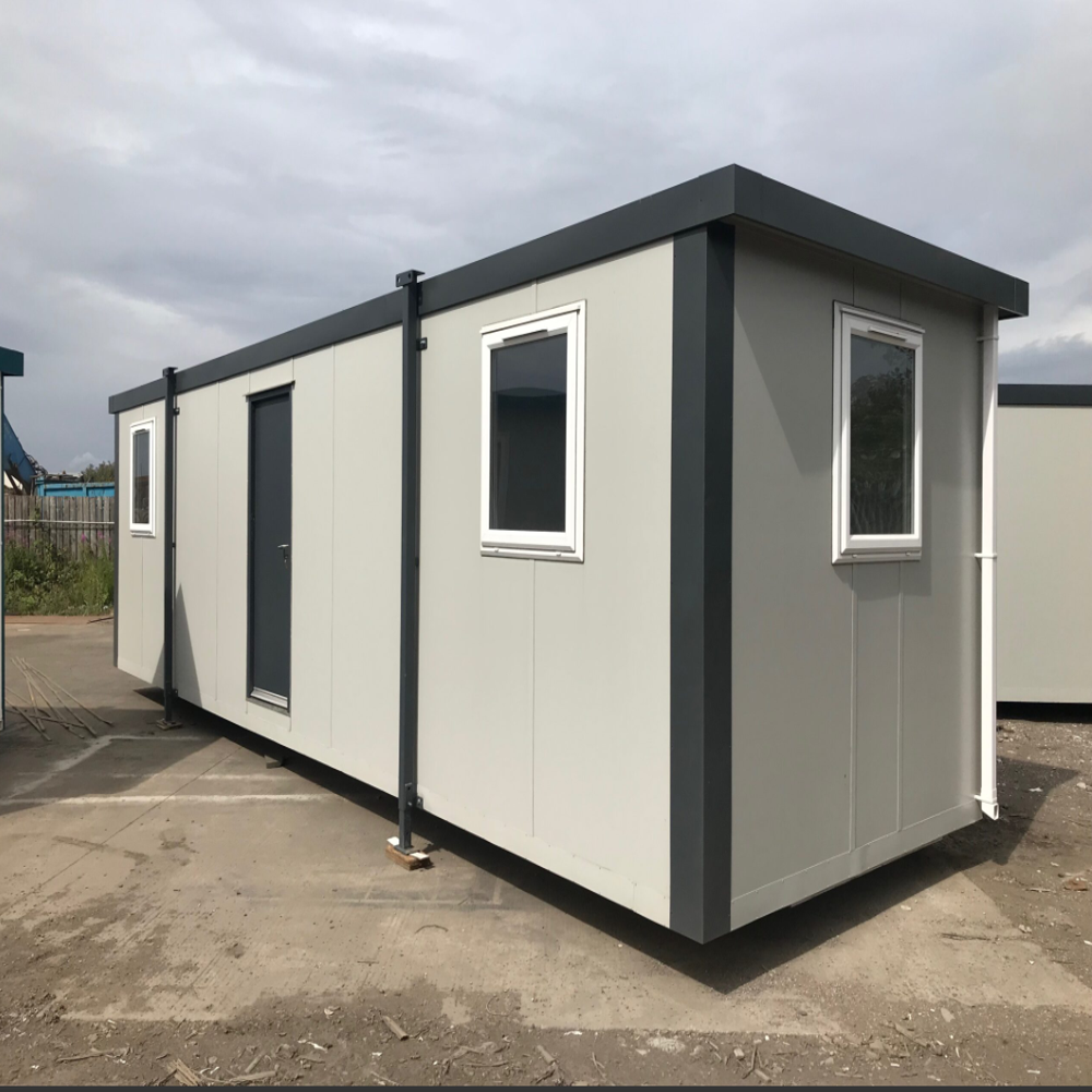Portable Office Cabin - Color: Gray