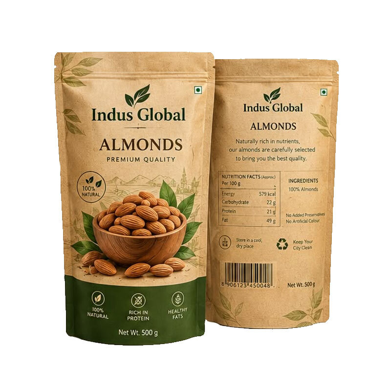 500 G Premium Almonds