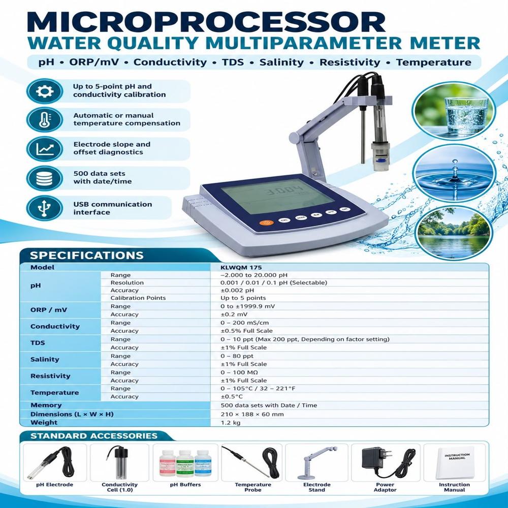 Multi Parameter Water Quality Tester
