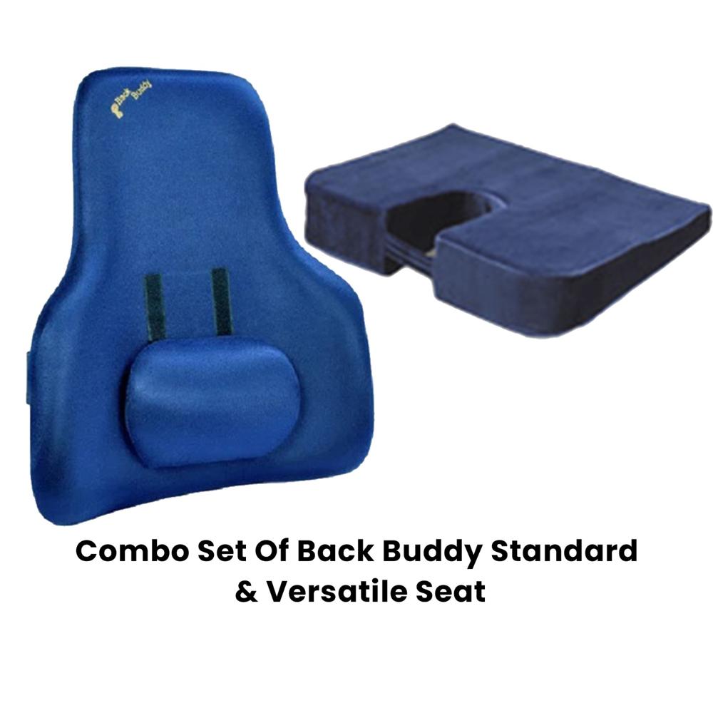 Transval Computer Users Health Pack Combo Ergonomic Support Combo For Comfortable Workstation Use - Color: Random