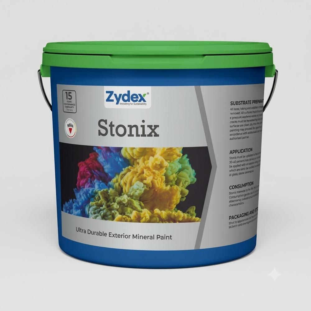 Zydex Stonix Ultra Durable Potassium Silicate Mineral Exterior Wall Paint - Application: Suitable For Residential