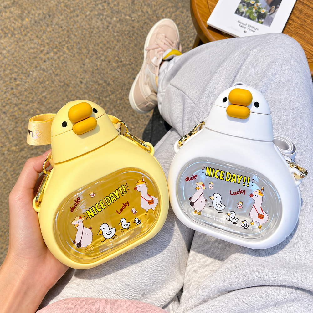 Duck Shaped Plastic Water Bottle