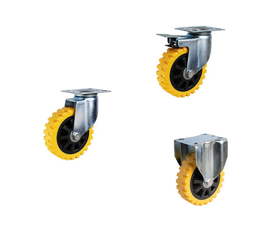 Anti Skid Polyurethane Castor Wheels