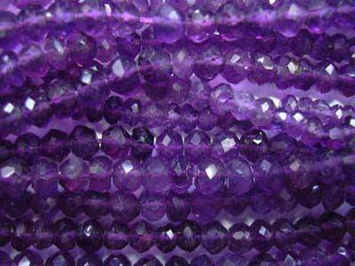 Amethyst Facetted Beads