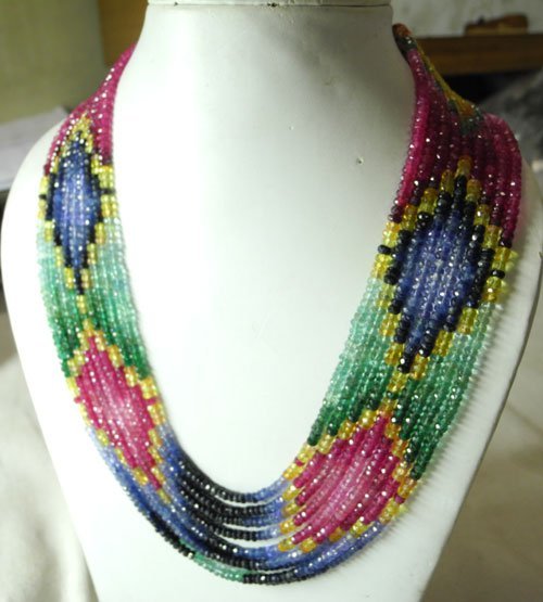 Rainbow precious beads 
