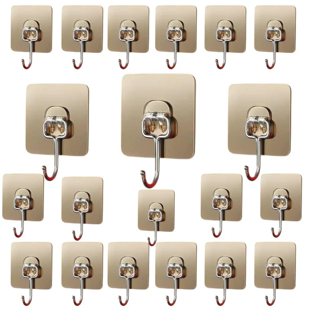 7 X 7 Golden Large Hook Sticker SZ-633