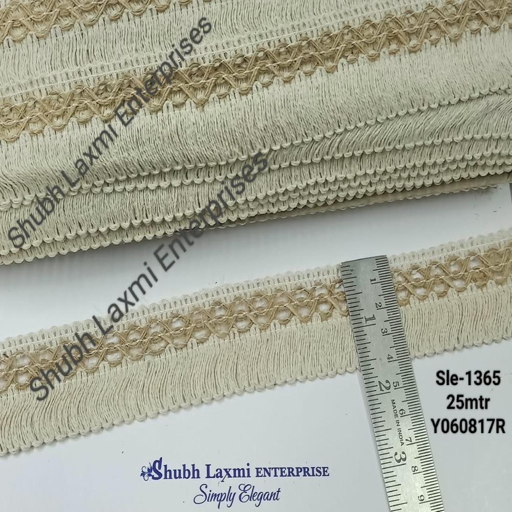 Designer Cotton Crosia Lace - Color: Off Wite
