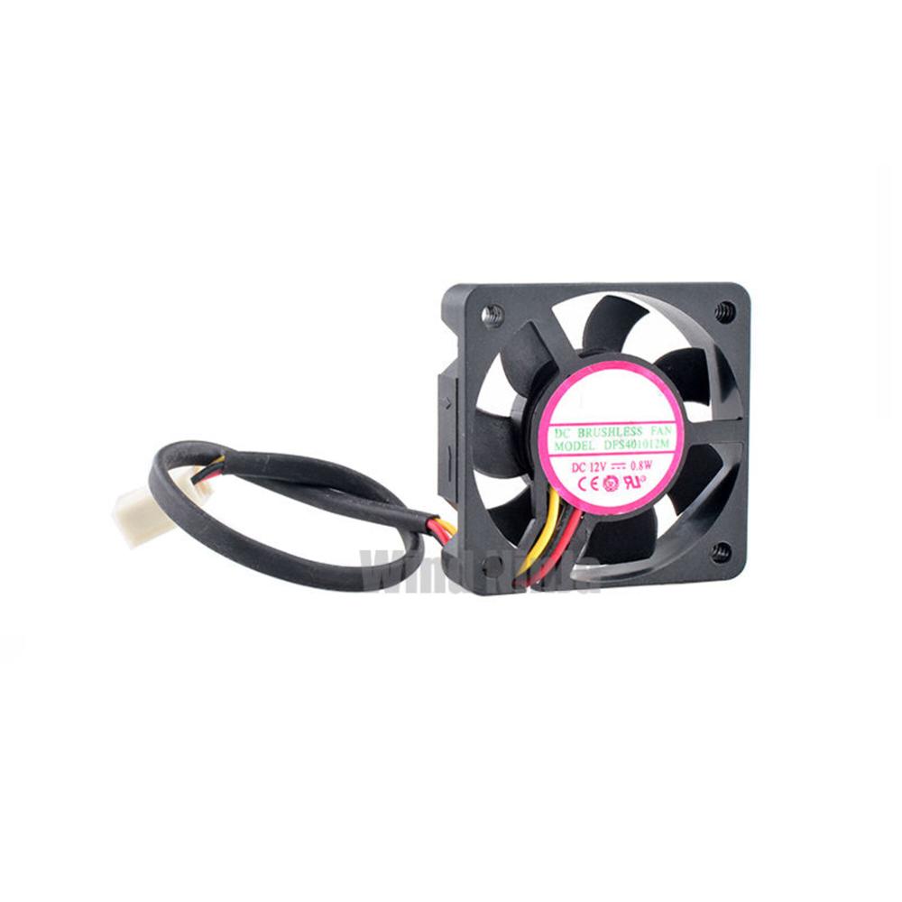 YLTQ DFS401012M 12V DC 0.8W 4010mm Ball Bearing Industrial Axial Cooling Fan