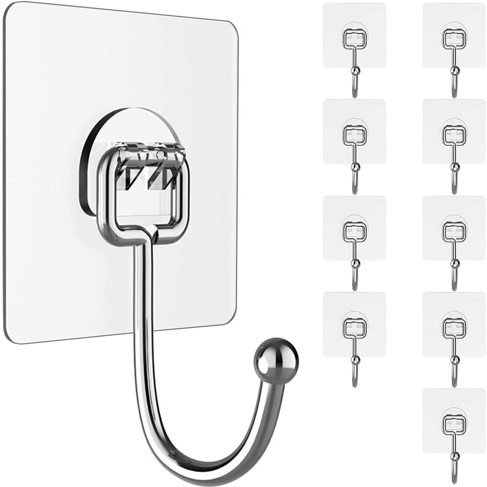 7 X 7 Transparent Large Hook Sticker SZ-632