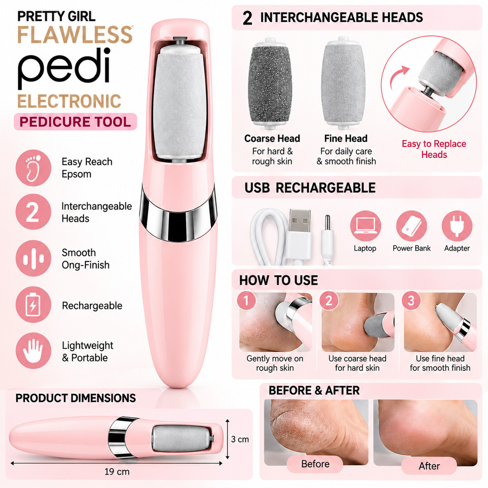 Pretty Girl Electronic Foot Care Tool