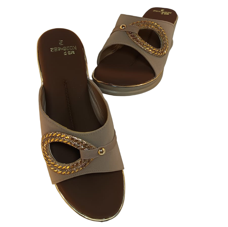 Ladies Wedge Slide Slipper