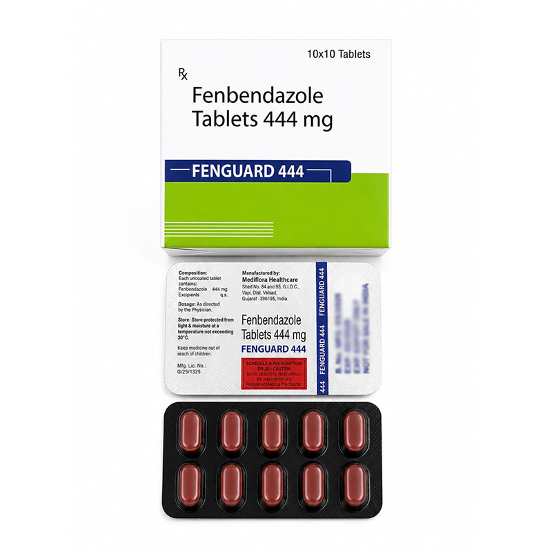 444 MG Fenbendazole Tablets