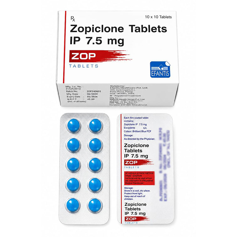 7.5 MG Zopiclone Tablets IP