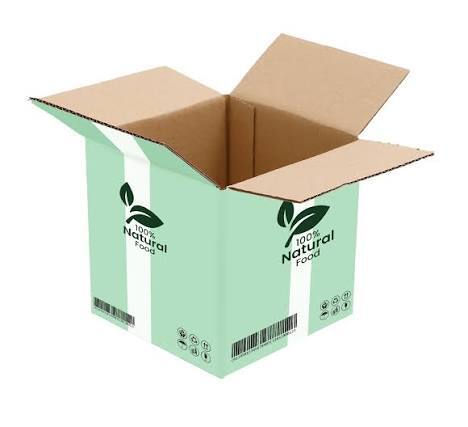Printed Green Corrugated Box