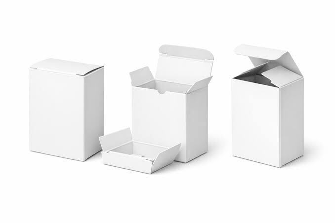 Blank White Paperboard Box Set
