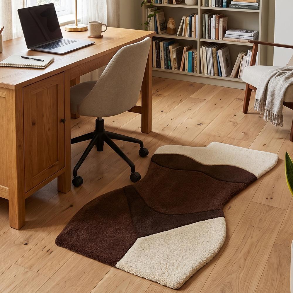 Hand-Tufted Wool Body Shape Area Rug