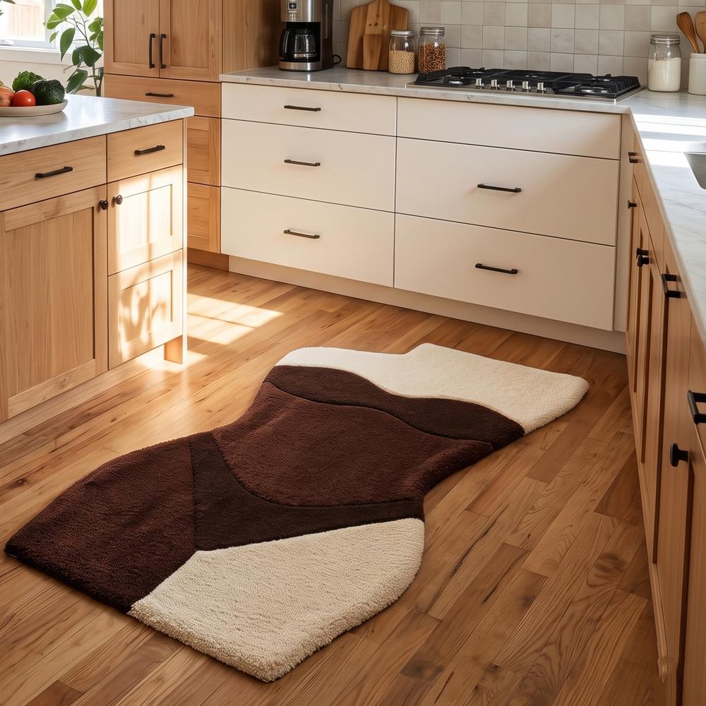 Hand-Tufted Wool Body Shape Area Rug