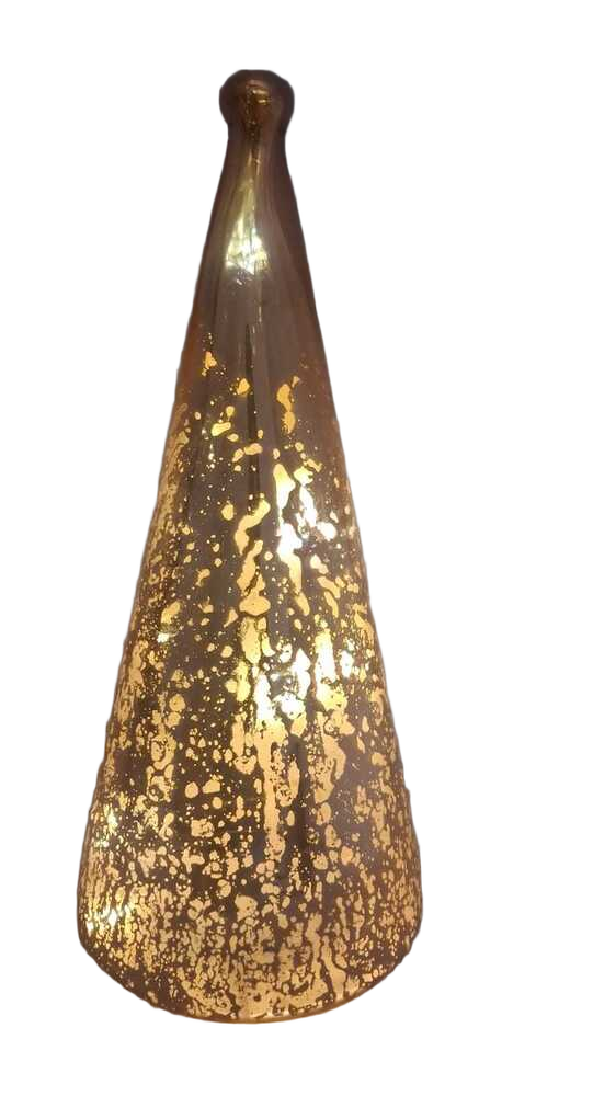 9 inch Tree Lamp With Antique Silver