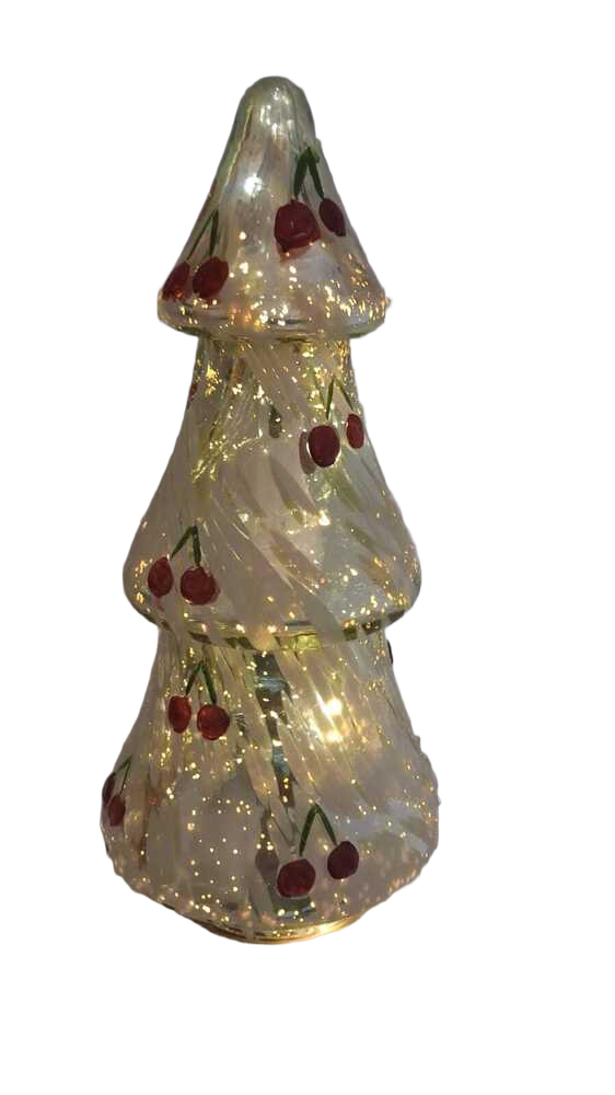 10 inch Tree Cheena Finish Lamp