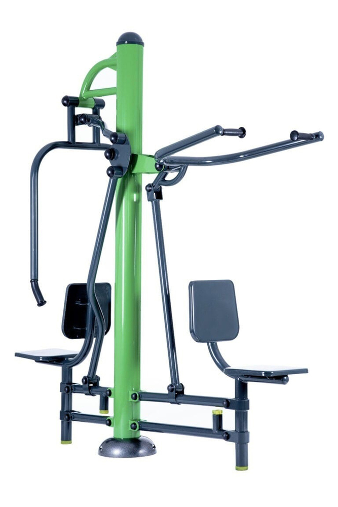 Dual Station Outdoor Fitness Machine